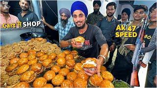 Top Notch 30/- Speedy Singh ka Ak 47 Punjabi Burger | Street Food India