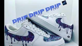 Nike Air Force 1 custom (galaxy drip)