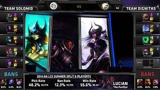 TSM vs Dignitas Game 2 | Quarter Finals NA LCS Summer 2014 Playoffs | TSM vs DIG S4 Worlds Regionals
