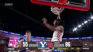 BYU Men's Basketball Suffers Blowout Loss To Houston On The Road