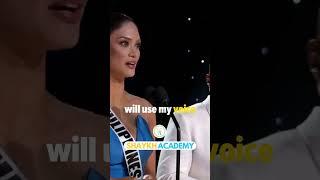 I'm confidently beautiful with a heart ️ Miss Universe 2015  Pia Wurtzbach  #shorts #motivation