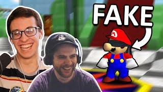 Obvious FAKE Super Mario 64 blindfolded run