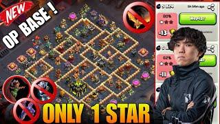 Th17 Only 1 STAR 999% Chances Base | Th17 Legend Base With Link| Best TH17 OP BASE