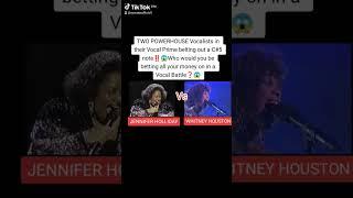 Jennifer Holliday Vs Whitney Houston Vocal Battle! #whitneyhouston #rnbmusic #vocalbattle #rnb #riff