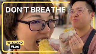 I Tried to Convert My Wife to Love Durian!  Lesbian Couple Travels to Chatuchak Market