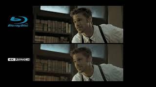 Brad Pitt Se7en camera changes Blu-ray vs UHD comparison