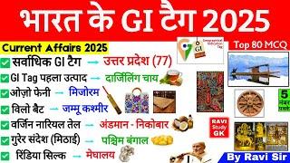 GI टैग Current Affairs 2025 | Important GI Tag 2025 | GI Tag Important Questions | GI Tag Kya hai GK