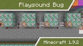 Minecraft Playsound Bug | Minecraft 1.9.2