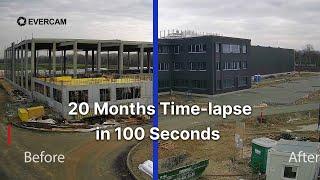 Warehouse & Office Space Time-lapse: Watch Park22 Building Rise in Budapest