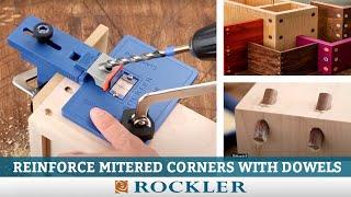 Reinforce Mitered Box Corners with Dowels - Woodworking Jig