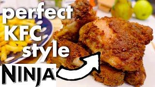 Delicious air fryer FRIED CHICKEN: Ninja Foodi Dual Zone Airfryer recipes WITH FRENCH FRIES