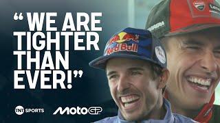 EXCLUSIVE: Brothers Marc and Alex Marquez discuss their thrilling #MotoGP rivalry ️