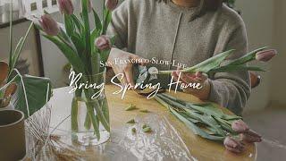 6 Ways to Bring Spring Home｜Force Branches to Bloom Indoors｜San Francisco Vlog