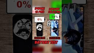 SAMSUNG S24 ULTRA VS IPHONE 15 PRO BATTERY  TEST?