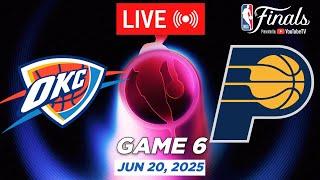 NBA LIVE! Oklahoma City Thunder vs Indiana Pacers Game 6 June 20, 2025 | NBA Finals Live 2K