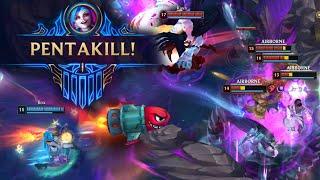 Best PENTAKILL LoL Montage (1v5, Cassiopeia, Fiddlesticks, Jinx, Vladimir, Nunu, Sett, Olaf) #397
