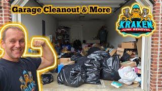 Kraken Junk Removal Conquers 3 Tough Jobs in 1 Day: Furniture, Debris & a Massive Garage Cleanout!