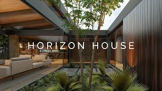 Exquisite contemporary house designed by architect around a courtyard    (House Tour)