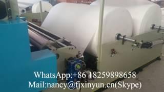 Full automatic color glue lamination small rewinding toilet tissue paper making machine