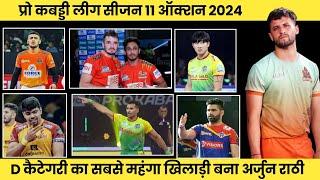 Pro Kabaddi auction 2024 sabse mehnga khiladi Arjun rathee ।। pro kabaddi updates