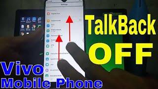 How to Turn OFF TalkBack Mode on Vivo Mobile Phone | Vivo Tips & Tricks Tutorials