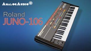 ROLAND JUNO-106 | CUSTOM PATCHES | Analog Synthesizer 1984 HD DEMO