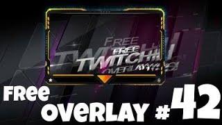 STREAM OVERLAY FREE DOWNLOAD#42 / OBS STUDIOS YOUTUBE/TWITCH / Deutsch / Germany