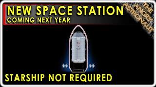 SpaceX deploying new Space Station from Vast next year!!  No Starship required!