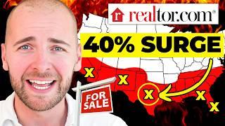 “Homes are piling up”. Realtor.com reports 40% inventory spike across the South.