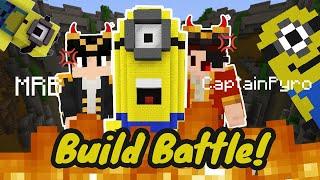 مبارزه تنگاتنگ با مینیون ها در بیلد بتل! Build Battle with MRB