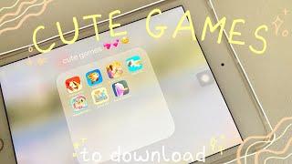 *NEW* cute games to download ️ | IOS/Android