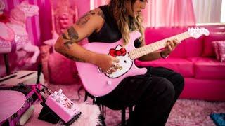 Squier Hello Kitty Stratocaster and Fender x Hello Kitty Fuzz Pedal | Demo with Vixen's Diary