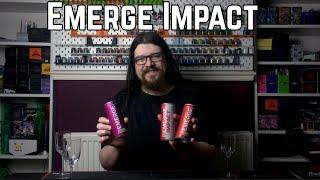 Emerge Impact Energy Drink, Original, Sugar Free and Mixed Berry Energy Drink Review