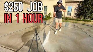 How To Turn 1 Job Into 4 ($250 Job Recap Pressure Washing)