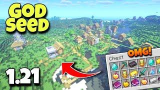 (God Seed) For Minecraft 1.21 Java Edition | Seed Minecraft 1.21 | Minecraft Seeds