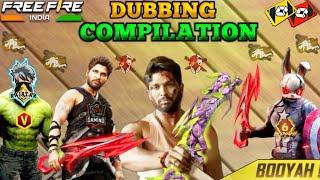 Free Fire India | Dubbing Compilation | Ajju bhai face reveal | Hindi Dubbing | Gamer Alone | Part-4