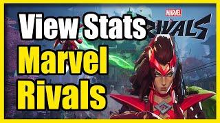 How to view your Career Stats in Marvel Rivals (Easy Tutorial)