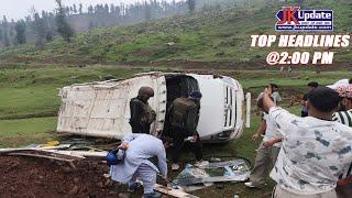 JKupdate Top Headlines @ 2 PM 16 JUNE 2025