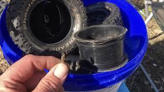 Removing rc tires with 8s Steve and Tiny