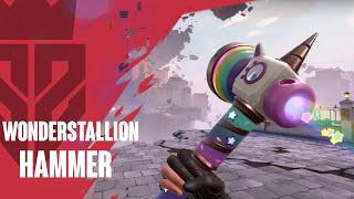 Wonderstallion Hammer Skin (Knife) Gameplay - Valorant Wonderstallion Skins Collection