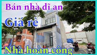 Bán nhà dĩ an giá rẻ bình dân | nhà hoàn công gần ngã tư 550 (39)