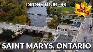  Discover the Beauty of Saint Marys, Ontario | 4K Drone Journey! 