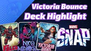 Victoria Hand Bounce plays all my favorite cards in Marvel SNAP | Deck Highlight