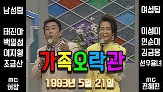 [아카이브] ‘가족오락관’ (1993/05/21)