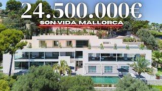 Touring an Epic 24.5M Estate with Huge Volumes! In Son Vida, The “Beverly Hills” of Mallorca!