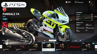 RIDE 5 | Customize Brutal Ducati V4 Panigale Akrapovic Gameplay [4K PS5 Pro]