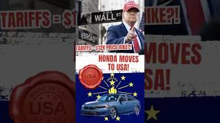 BIG MOVE! Honda Ditches Mexico—Tariffs to Send Car Prices Soaring?