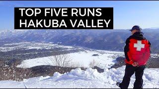 TOP 5 RUNS FOR SNOWBOARDING IN THE HAKUBA VALLEY JAPAN