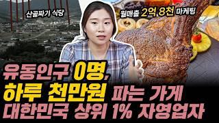 유동인구 0명인데 월 2억 8천 팔아재끼는 마케팅 실전 기법(우상희 1부)