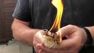 Slow match- Waxed Tinder wick method-  fire craft tips & tricks